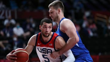Zach LaVine (Photo by Thomas COEX / AFP) (Photo by THOMAS COEX/AFP via Getty Images)