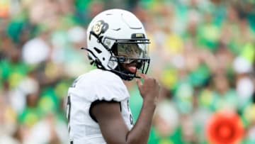 The NFL draft decision quarterback Shedeur Sanders will eventually make could be affected by Colorado's Week 5 matchup against USC Mandatory Credit: Soobum Im-USA TODAY Sports