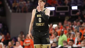 Jake LaRavia, Wake Forest Demon Deacons. (Photo by Dawson Powers-USA TODAY Sports)