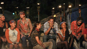 "The Tables Have Turned" - Tai Trang, Sierra Dawn-Thomas, Debbie Wanner, Malcolm Freberg and Michaela Bradshaw at Tribal Council on the fourth episode of SURVIVOR: Game Changers, airing Wednesday, March 22 (8:00-9:00 PM, ET/PT) on the CBS Television Network. Photo: Jeffrey Neira/CBS Entertainment ÃÂ©2017 CBS Broadcasting, Inc. All Rights Reserved.