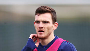 EDINBURGH, SCOTLAND - OCTOBER 07: Scotland captain Andy Roberston is seen during a training session at Oriam on October 07, 2019 in Edinburgh, Scotland. (Photo by Ian MacNicol/Getty Images)