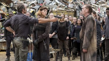 Major Dodson as Sam Anderson, Pollyanna McIntosh as Jadis - The Walking Dead _ Season 8, Episode 10 - Photo Credit: Gene Page/AMC