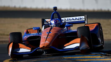 SONOMA, CA - SEPTEMBER 15: Scott Dixon, driver of the #9 Chip Ganassi Racing Honda (Photo by Jonathan Moore/Getty Images)