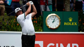 KUALA LUMPUR, MALAYSIA - OCTOBER 14: Pat Perez of the United States in action during round three of the 2017 CIMB Classic at TPC Kuala Lumpur on October 14, 2017 in Kuala Lumpur, Malaysia. (Photo by Stanley Chou/Getty Images)