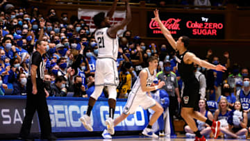 Duke basketball forward AJ Griffin (Photo by Lance King/Getty Images)