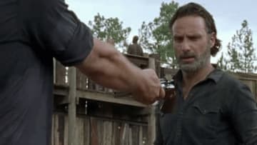 Norman Reedus as Daryl Dixon, Andrew Lincoln as Rick Grimes, The Walking Dead -- AMC