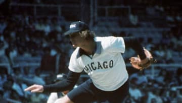 CHICAGO - 1976: Pitcher Rich 'Goose' Gossage, of the Chicago White Sox, throws a pitch during a game in 1976 at Comiskey Park in Chicago Illinois. (Photo by: Diamond Images/Getty Images)