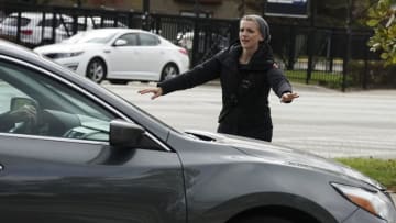 CHICAGO FIRE -- "The Beginning is the End is the Beginning" Episode 709 -- Pictured: Kara Killmer as Sylvie Brett -- (Photo by: Elizabeth Morris/NBC)