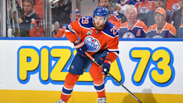 EDMONTON, AB - MAY 7: Leon Draisaitl. (Photo by Andy Devlin/NHLI via Getty Images)