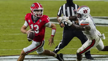 Stetson Bennett, Georgia Bulldogs. (Mandatory Credit: Dale Zanine-USA TODAY Sports)