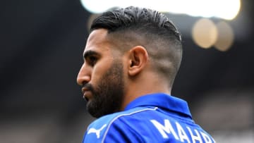 MANCHESTER, ENGLAND - MAY 13: Riyad Mahrez of Leicester City looks on during the Premier League match between Manchester City and Leicester City at Etihad Stadium on May 13, 2017 in Manchester, England. (Photo by Laurence Griffiths/Getty Images)