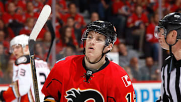 CALGARY, AB - APRIL 17: Matthew Tkachuk