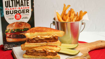 Gardein Burger collaboration with Katie Lee, winning Burger Bash recipe, photo provided by Gardein Burger