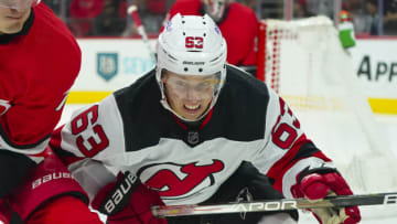 New Jersey Devils left wing Jesper Bratt (63): James Guillory-USA TODAY Sports
