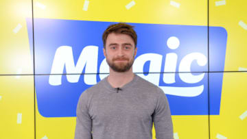 LONDON, ENGLAND - APRIL 25: Daniel Radcliffe during a visit to Magic Radio on April 25, 2019 in London, England. (Photo by Nicky J Sims/Getty Images)