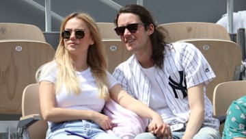 PARIS, FRANCE - MAY 27: Cesar Domboy and his girlfriend attend day 2 of the 2019 French Open at Roland Garros stadium on May 27, 2019 in Paris, France. (Photo by Jean Catuffe/Getty Images)