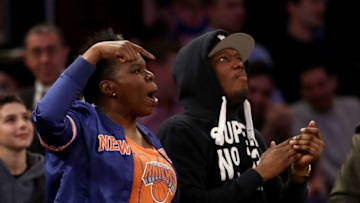 NEW YORK, NY - MARCH 05: Leslie Jones attends the game between the New York Knicks and the Golden State Warriors at Madison Square Garden on March 5, 2017 in New York City. NOTE TO USER: User expressly acknowledges and agrees that, by downloading and or using this Photograph, user is consenting to the terms and conditions of the Getty Images License Agreement (Photo by Elsa/Getty Images)