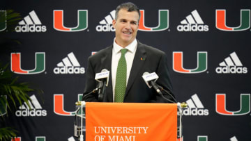 Mario Cristobal, Miami Football (Photo by Mark Brown/Getty Images)