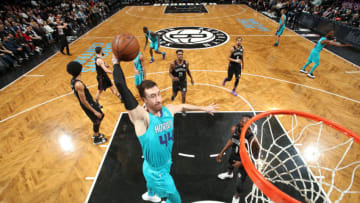 Brooklyn Nets Frank Kaminsky. Mandatory Copyright Notice: Copyright 2019 NBAE (Photo by Nathaniel S. Butler/NBAE via Getty Images)
