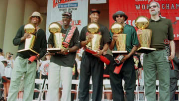 Chicago Bulls championship JEFF HAYNES/AFP via Getty Images)