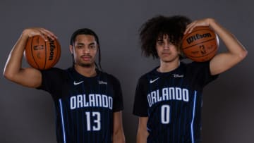 The Orlando Magic's two rookies in Anthony Black and Jett Howard are not going to have the same experience. The Magic are not gifting rookies minutes this season. (Photo by Jamie Squire/Getty Images)