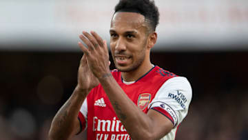 Pierre-Emerick Aubameyang of Arsenal. (Photo by Visionhaus/Getty Images)