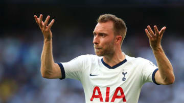 LONDON, ENGLAND - AUGUST 25: Christian Eriksen of Tottenham Hotspur reacts after defeat in Premier League match between Tottenham Hotspur and Newcastle United at Tottenham Hotspur Stadium on August 25, 2019 in London, United Kingdom. (Photo by Catherine Ivill/Getty Images)