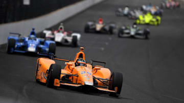 INDIANAPOLIS, IN - MAY 28: Fernando Alonso of Spain, driver of the #29 McLaren-Honda-Andretti Honda (Photo by Jared C. Tilton/Getty Images)
