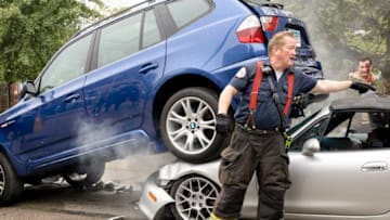 CHICAGO FIRE-- "Buckle Up" Episode 804 -- Pictured: Christian Stolte as Randy "Mouch" McHolland -- (Photo by: Adrian Burrows/NBC)