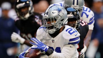 ATLANTA, GA - NOVEMBER 18: Ezekiel Elliott #21 of the Dallas Cowboys (Photo by Kevin C. Cox/Getty Images)