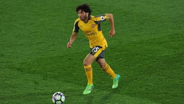 LONDON, ENGLAND - APRIL 10: Mohamed Elneny of Arsenal during the Premier League match between Crystal Palace and Arsenal at Selhurst Park on April 10, 2017 in London, England. (Photo by David Price/Arsenal FC via Getty Images)
