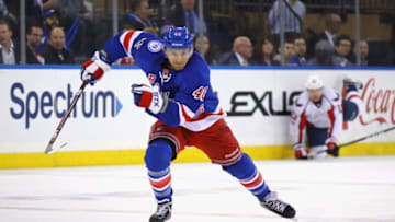 NEW YORK, NY - FEBRUARY 28: Michael Grabner