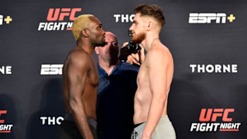 Derek Brunson vs. Edmen Shahbazyan (Photo by Chris Unger/Zuffa LLC via Getty Images)