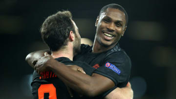 Odion Ighalo and Juan Mata, Manchester United (Photo by UEFA - Handout/UEFA via Getty Images )