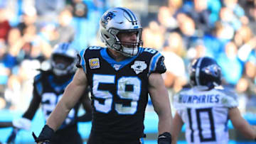 Luke Kuechly of the Carolina Panthers (Photo by Streeter Lecka/Getty Images)
