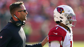 Kliff Kingsbury, Kyler Murray, Arizona Cardinals. (Photo by Thearon W. Henderson/Getty Images)