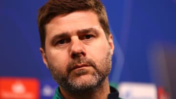 DORTMUND, GERMANY - MARCH 04: Mauricio Pochettino attends a Tottenham Hotspur Press Conference ahead of their UEFA Champions League Round of 16 Second Leg match against Borussia Dortmund on March 04, 2019 in Dortmund, Germany. (Photo by Maja Hitij/Getty Images)