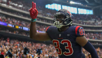 Houston Texans tight end Jordan Thomas (Photo by Ken Murray/Icon Sportswire via Getty Images)