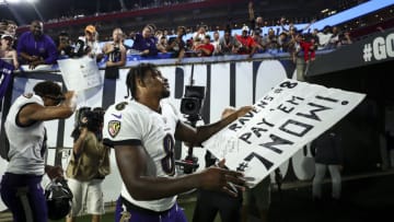 Lamar Jackson, Ravens (Photo by Kevin Sabitus/Getty Images)