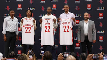 Space City Scoops loves the fit of former Auburn basketball forward Jabari Smith on the Houston Rockets Mandatory Credit: Troy Taormina-USA TODAY Sports