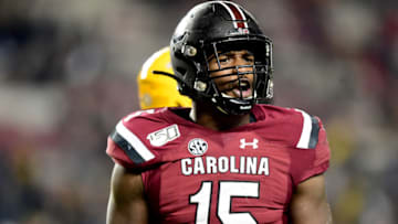 Aaron Sterling #15 of the South Carolina Gamecocks. (Photo by Jacob Kupferman/Getty Images)