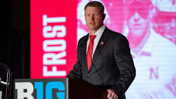CHICAGO, IL - JUL 18: Nebraska Cornhuskers head coach Scott Frost is seen at Big Ten football media days on July 18, 2019 in Chicago, Illinois. (Photo by Michael Hickey/Getty Images)