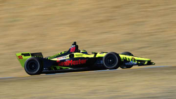 SONOMA, CA - SEPTEMBER 15: Sebastien Bourdais of France driver of the #18 Dale Coyne Racing with Vasser-Sullivan Honda (Photo by Robert Laberge/Getty Images)
