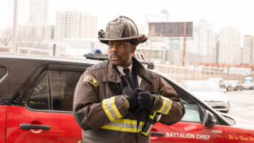 CHICAGO FIRE -- "Shut It Down" Episode 814 -- Pictured: Eamonn Walker as Battalion Chief Wallace Boden -- (Photo by: Adrian Burrows/NBC)