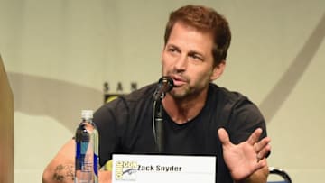 SAN DIEGO, CA - JULY 11: Director Zack Snyder from "Batman v. Superman: Dawn of Justice" attends the Warner Bros. presentation during Comic-Con International 2015 at the San Diego Convention Center on July 11, 2015 in San Diego, California. (Photo by Kevin Winter/Getty Images)