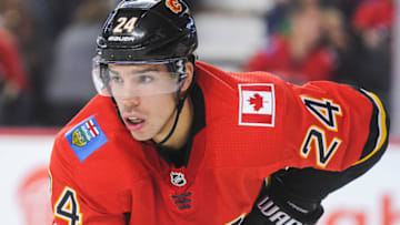 CALGARY, AB - OCTOBER 7: Travis Hamonic