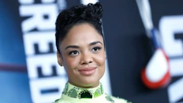 NEW YORK, NEW YORK - NOVEMBER 14: Tessa Thompson attends "Creed II" New York Premiere at AMC Loews Lincoln Square on November 14, 2018 in New York City. (Photo by John Lamparski/Getty Images)