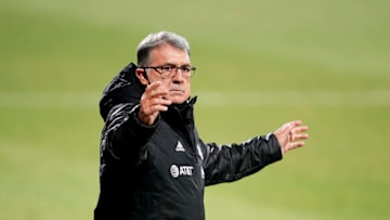 Gerardo Martino will be back on the sideline for Mexico after serving a one-game suspension. (Photo by Christian Hofer/Getty Images)