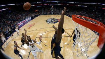 Zion Williamson #1 of the New Orleans Pelicans (Photo by Sean Gardner/Getty Images)