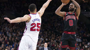 Ben Simmons, Coby White, Chicago Bulls (Photo by Mitchell Leff/Getty Images)